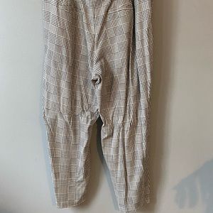 Torrid Size 1 Pant Plus Size Pants Cropped Pants Checkered Pants Drawstring Pant